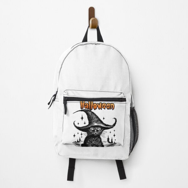 Item preview, Halloween Witch Black Cat designed and sold by Sela Art .