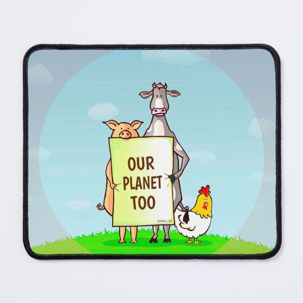 Item preview, Pig, Cow and Chicken - Our Planet Too designed and sold by Frank J. Art.