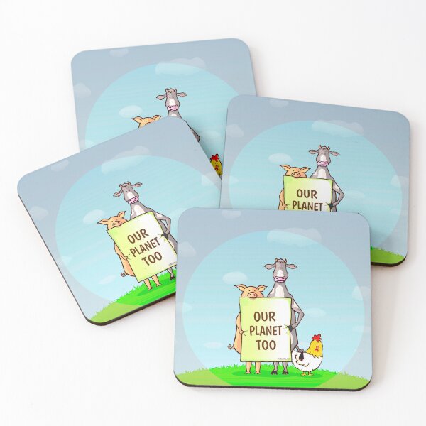 Item preview, Pig, Cow and Chicken - Our Planet Too designed and sold by Frank J. Art.