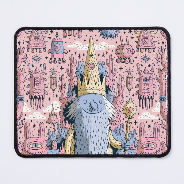 Item preview, Whimsical Fantasy King Magical Forest Scene designed and sold by Romgora.