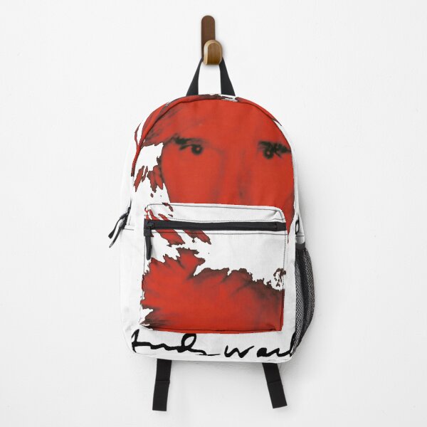 Item preview, Andy Warhol red self-portrait with signature designed and sold by E-W-D.