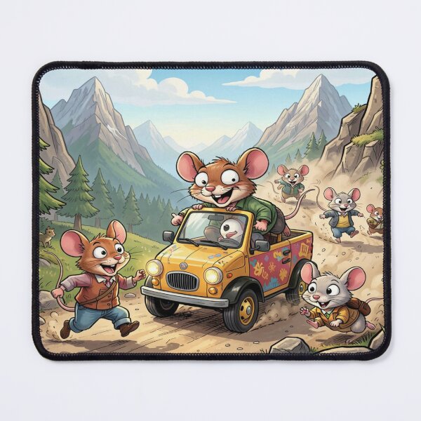 Item preview, Mountain Mouse Adventure – Colorful Journey designed and sold by FotoworldEdel.