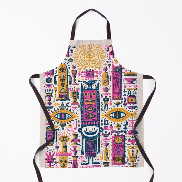 Item preview, Vibrant Mythic Tribal Doodle Art Pattern designed and sold by Romgora.