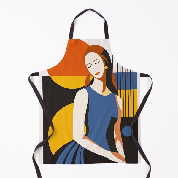 Item preview, Modigliani Inspired Woman | Bauhaus Portrait Art | Mid Century Modern Female Print | Geometric Art Decor designed and sold by Studio pod Burom.