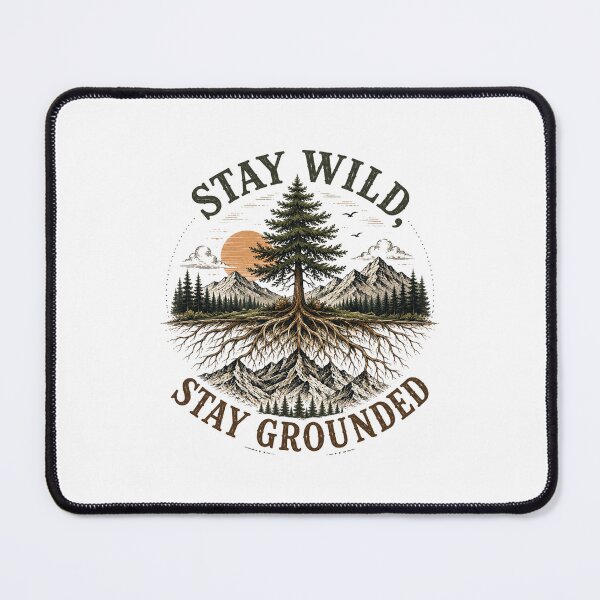 Item preview, Stay Wild, Stay Grounded designed and sold by Side Quest Co..