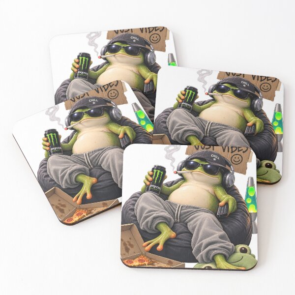 Item preview, No Plans Just Vibes Frog designed and sold by Peac7e.