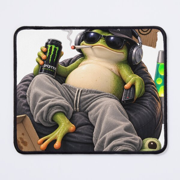 Item preview, No Plans Just Vibes Frog designed and sold by Peac7e.