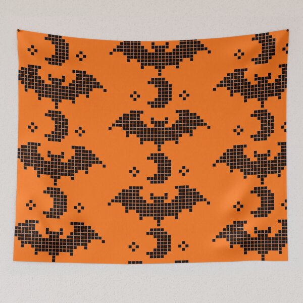 Item preview, Halloween Bat Pixel Art designed and sold by Horizon-Design.