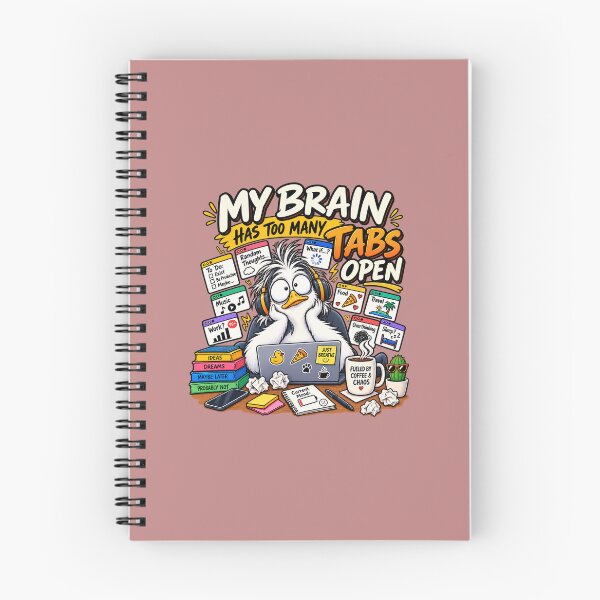 Item preview, My Brain Has Too Many Tabs Open designed and sold by Lumvero.
