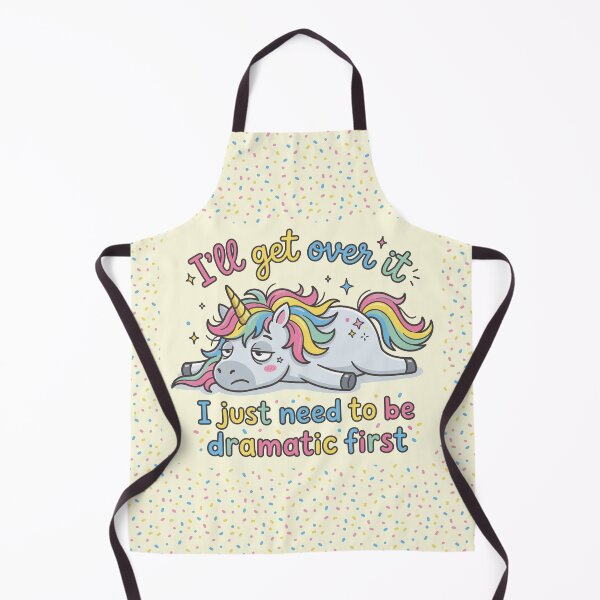 Item preview, Dramatic Unicorn Tired Mood designed and sold by chriswo-design.