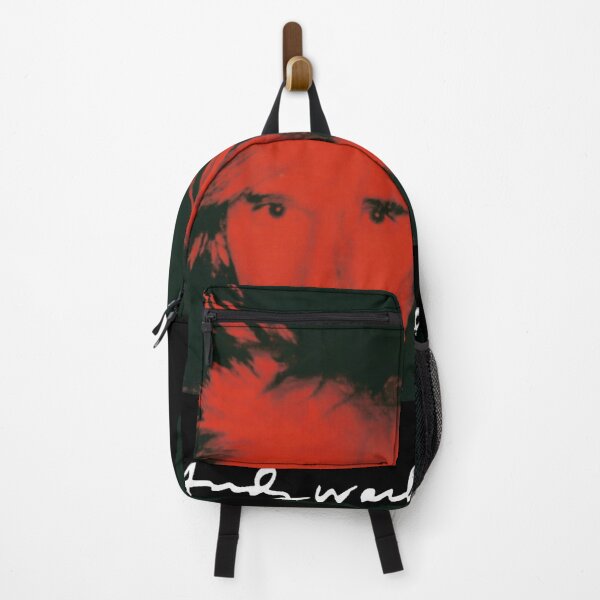 Item preview, Andy Warhol red self-portrait with signature designed and sold by E-W-D.