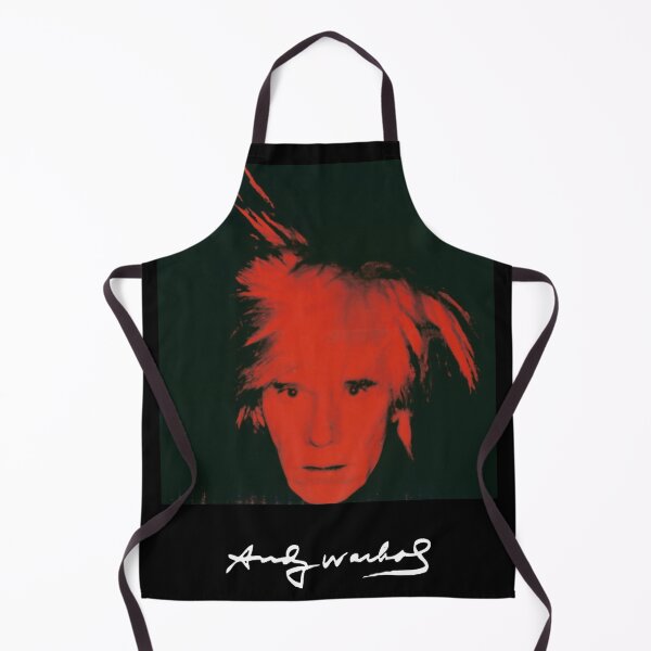 Item preview, Andy Warhol red self-portrait with signature designed and sold by E-W-D.