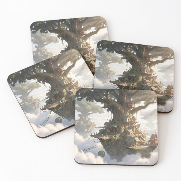 Item preview, Levitating Tree Village designed and sold by Fanta-sticky.