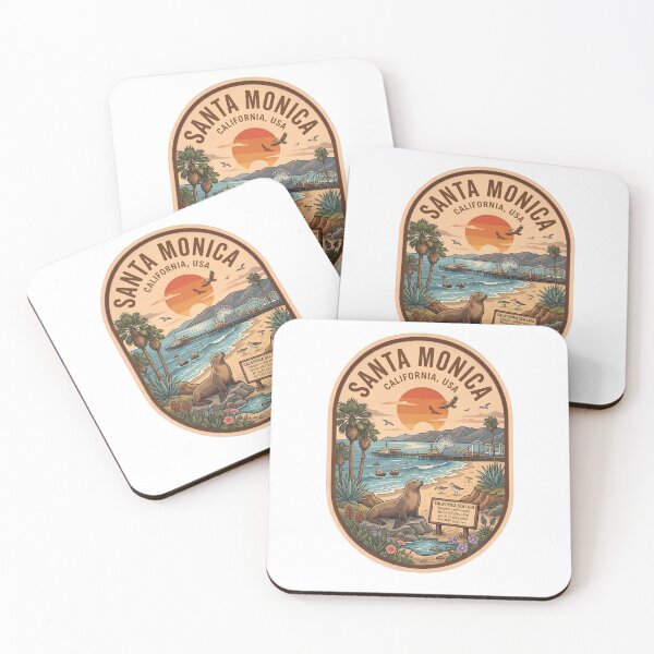Item preview, Santa Monica California Vintage Sea Lion Pier Badge designed and sold by LittleArij.