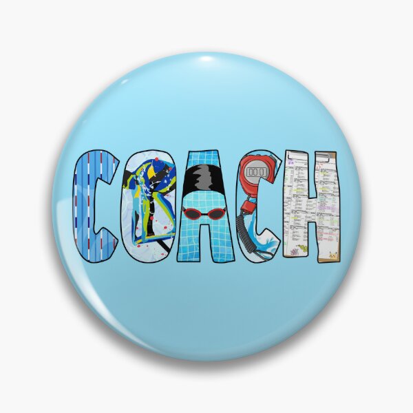 Item preview, Swim Team Swim Coach Letter Art designed and sold by bluue-jayy.