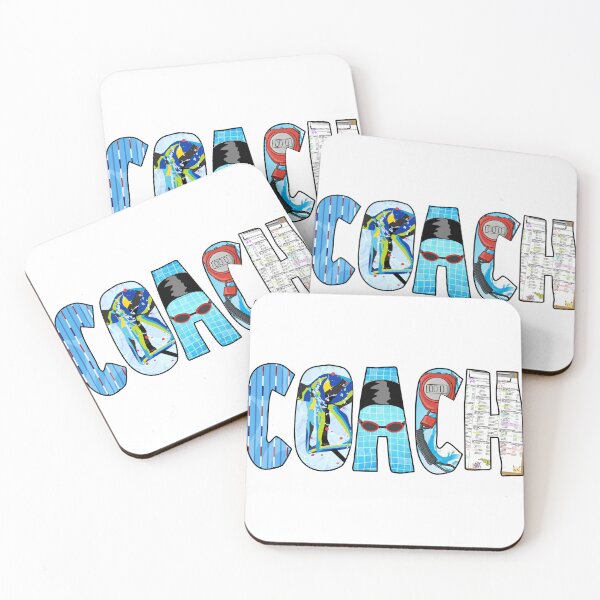 Item preview, Swim Team Swim Coach Letter Art designed and sold by bluue-jayy.