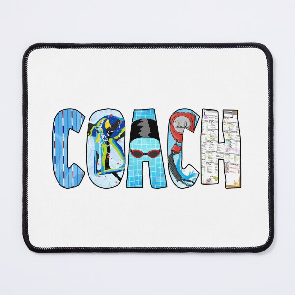 Item preview, Swim Team Swim Coach Letter Art designed and sold by bluue-jayy.