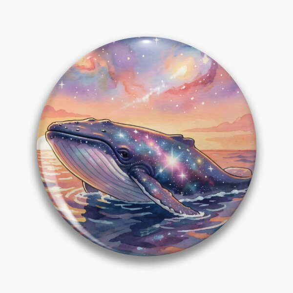 Item preview, Cosmic Whale: Starry Ocean Dream designed and sold by Serene Strokes Art.