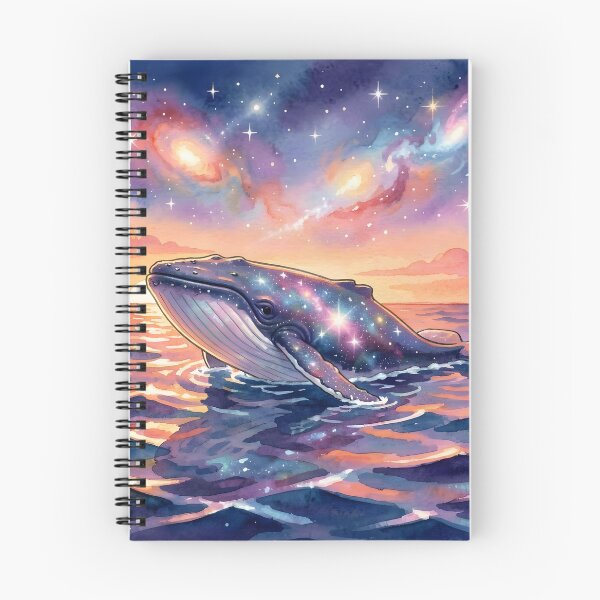 Item preview, Cosmic Whale: Starry Ocean Dream designed and sold by Serene Strokes Art.