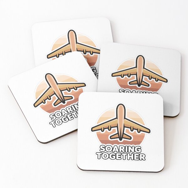 Item preview, Soaring Together Aviation Silhouette designed and sold by NiftyWrx.