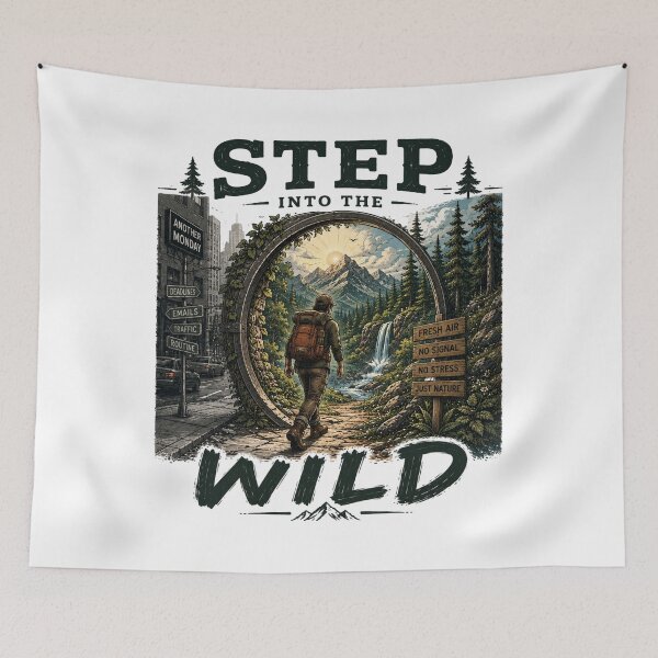 Item preview, Step Into the Wild designed and sold by Side Quest Co..