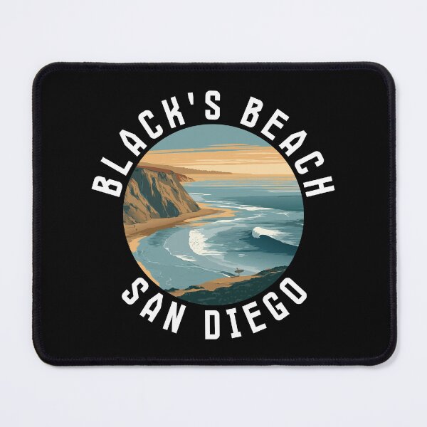Item preview, Black's Beach – San Diego (with White Lettering) designed and sold by VelvetRoom.
