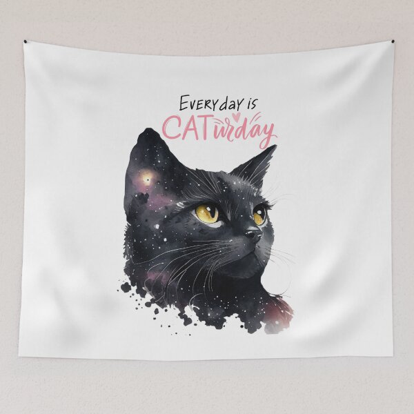 Item preview, Everyday Is Cat Wednesday designed and sold by     Sela Art .