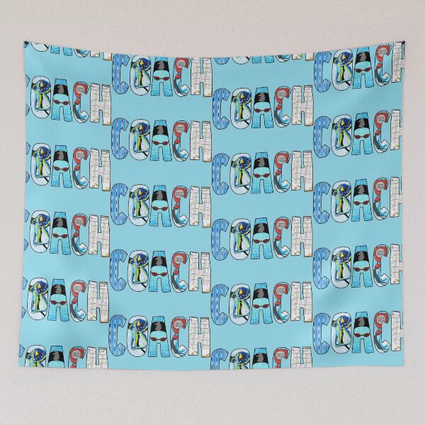 Item preview, Swim Team Swim Coach Letter Art designed and sold by bluue-jayy.