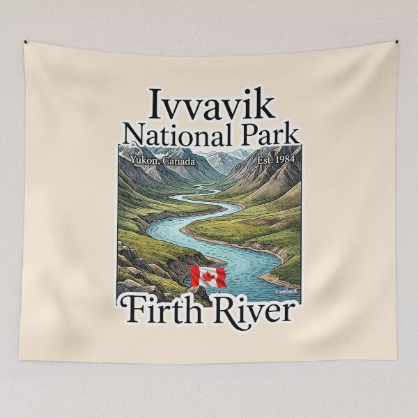 Item preview, Ivvavik National Park Firth River Yukon designed and sold by EvergreenPark - Tee Studio.