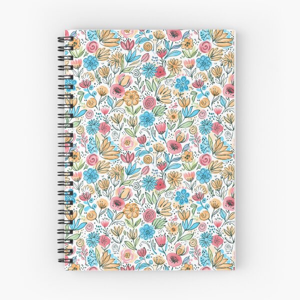 Item preview, Primitive flowers sesamless watercolor pattern designed and sold by NataliRubchik.
