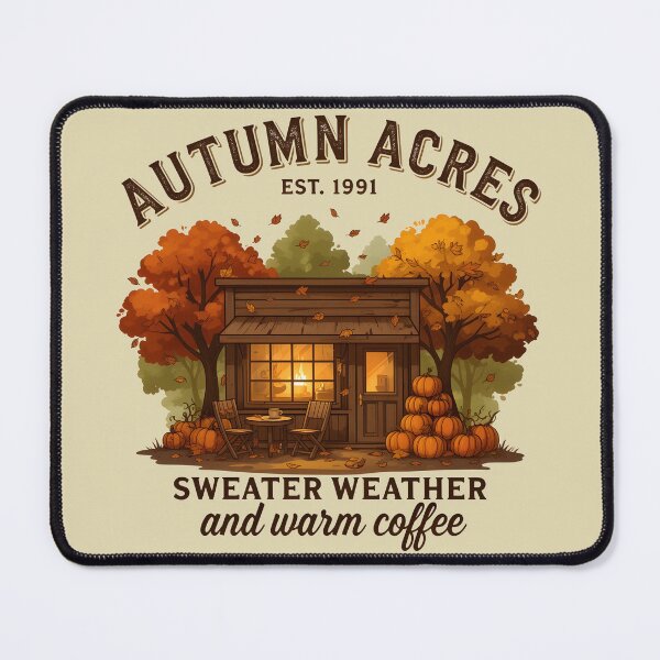 Item preview, Autumn Acres - Cozy Autumn Coffee Shop designed and sold by DoceVaga.