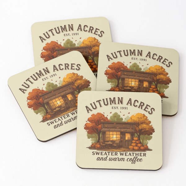 Item preview, Autumn Acres - Cozy Autumn Coffee Shop designed and sold by DoceVaga.