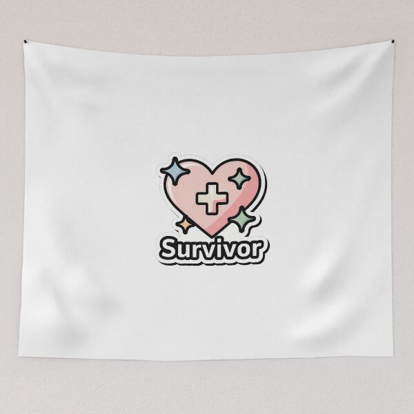 Item preview, Hopeful Heart Survivor Symbol designed and sold by NiftyWrx.