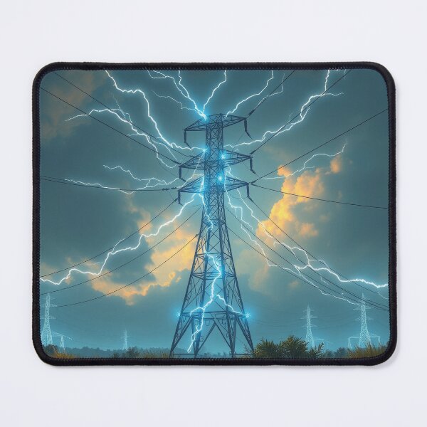 Item preview, Lightning Power Pylon Electrical Energy Storm designed and sold by Pylon-Bureau.