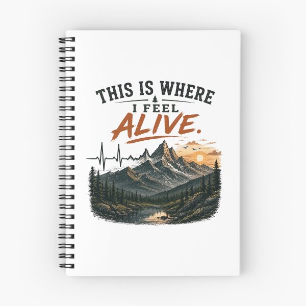Item preview, This Is Where I Feel Alive designed and sold by Side Quest Co..
