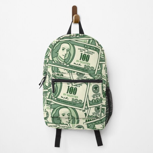 Item preview, 100 Dollar Bills Pattern - Cartoon Cash & Money Wallpaper Illustration designed and sold by Billy Morfo™.