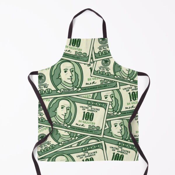 Item preview, 100 Dollar Bills Pattern - Cartoon Cash & Money Wallpaper Illustration designed and sold by Billy Morfo™.
