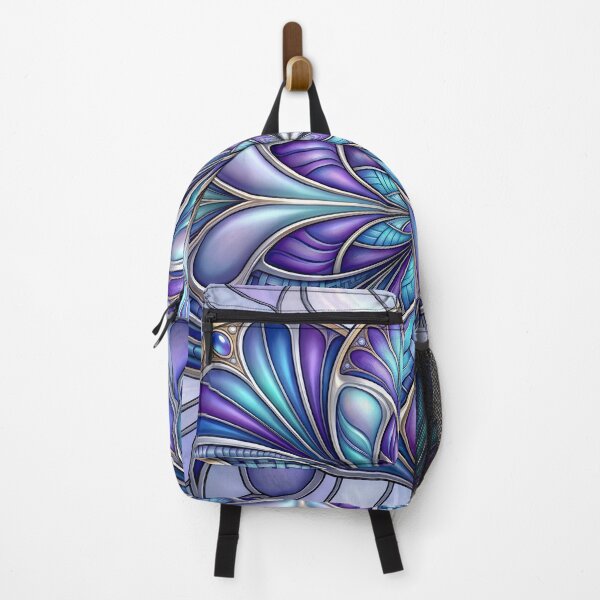 Item preview, Blue Fractal Mandala with Stained Glass designed and sold by Frackxion.