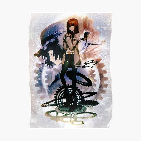 Porte Steins - Kurisu Makise, Okabe (Hououin Kyouma), Mayuri Poster