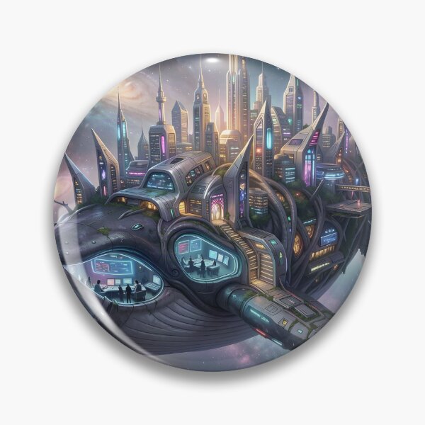 Item preview, Cosmic Leviathan: Cyber City Whale designed and sold by Serene Strokes Art.