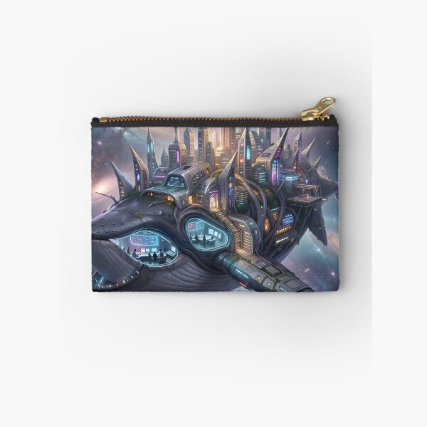 Item preview, Cosmic Leviathan: Cyber City Whale designed and sold by Serene Strokes Art.