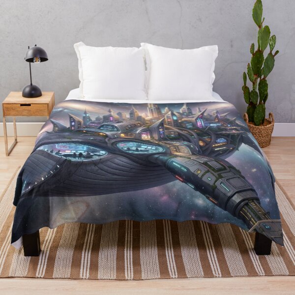 Item preview, Cosmic Leviathan: Cyber City Whale designed and sold by Serene Strokes Art.