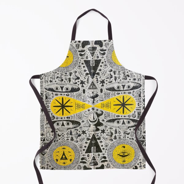 Item preview, Maximalist Doodle Esoteric Eye Pattern designed and sold by Romgora.
