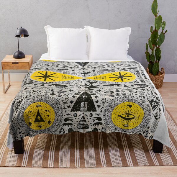Item preview, Maximalist Doodle Esoteric Eye Pattern designed and sold by Romgora.