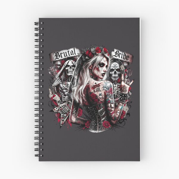 Item preview, Brutal Bride Blonde Tattoo Roses designed and sold by Voodoo Store Paranormal Collections.