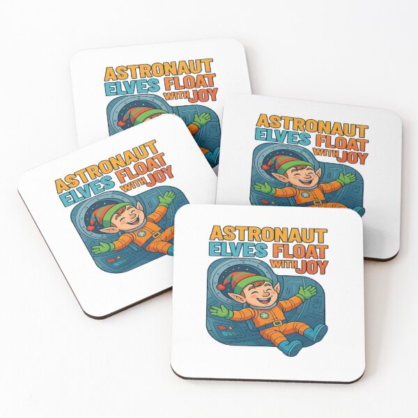 Item preview, Astronaut Elves Float With Joy Space Adventure designed and sold by ColeLaniTrading.