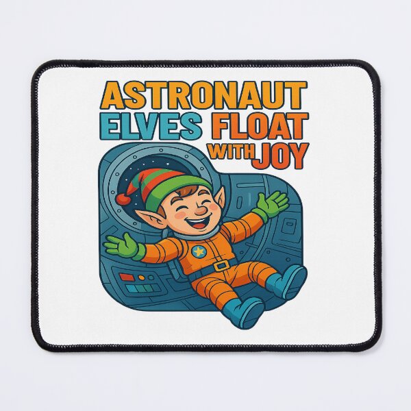 Item preview, Astronaut Elves Float With Joy Space Adventure designed and sold by ColeLaniTrading.