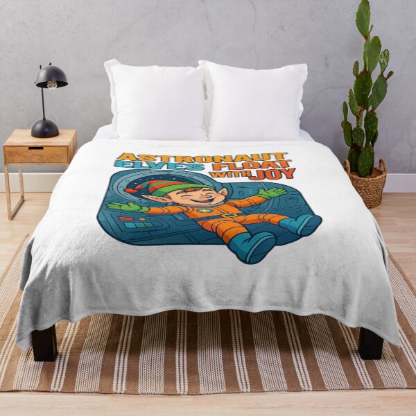 Item preview, Astronaut Elves Float With Joy Space Adventure designed and sold by ColeLaniTrading.
