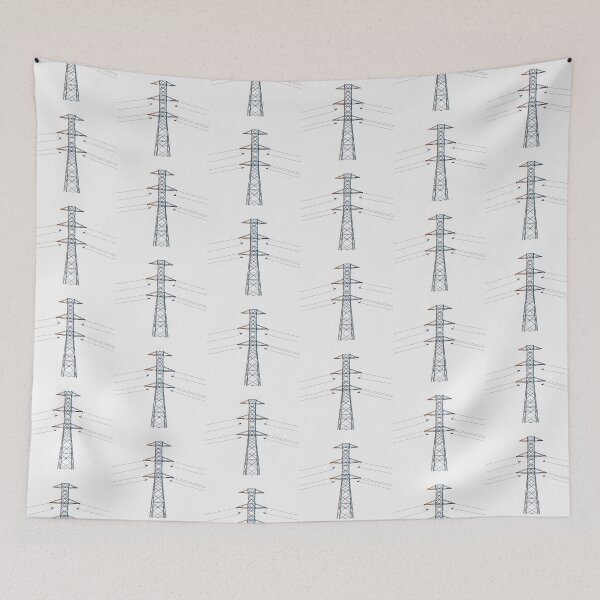 Item preview, Electric Power Pylon Minimalist Industrial Architecture designed and sold by Pylon-Bureau.