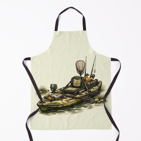 Item preview, Fishing kayak equipped with everything you need. designed and sold by Daily Quirk.